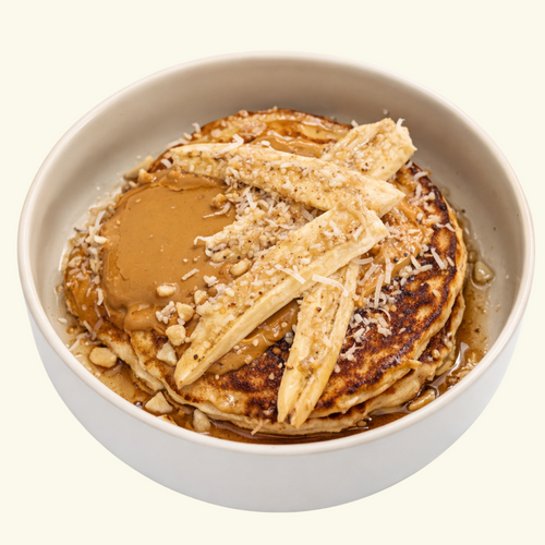PEANUT BUTTER PANCAKES