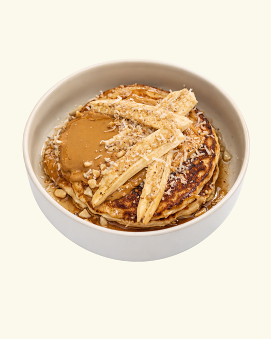 PEANUT BUTTER PANCAKES