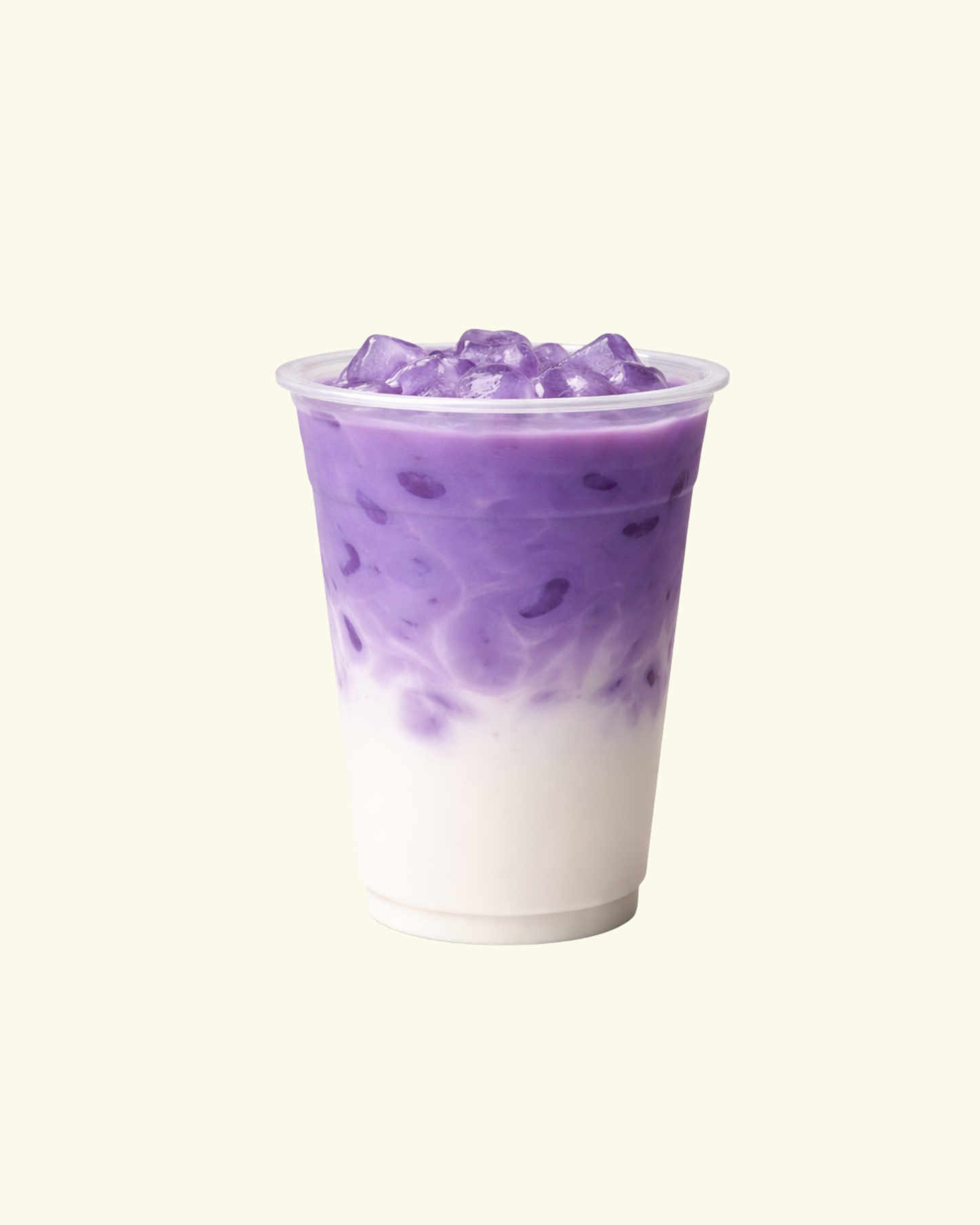 iced ube latte